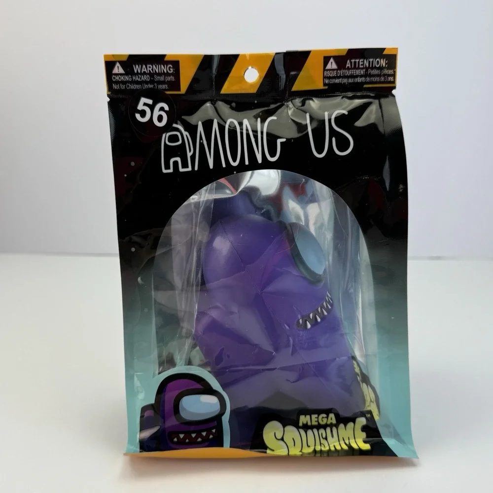 Toikido Among Us Mega Squishme Crewmate Purple Imposter Soft Stress Relief‎ Foam